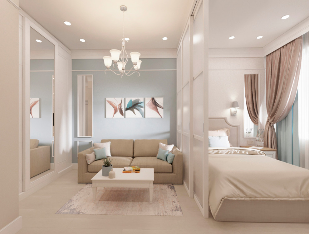 Обложка проекта: Студия в пастельных тонах