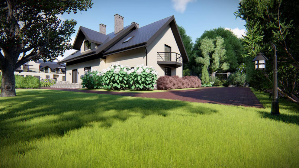 Ландшафтный проект благоустройства участка п. Куликово, Калининградская область