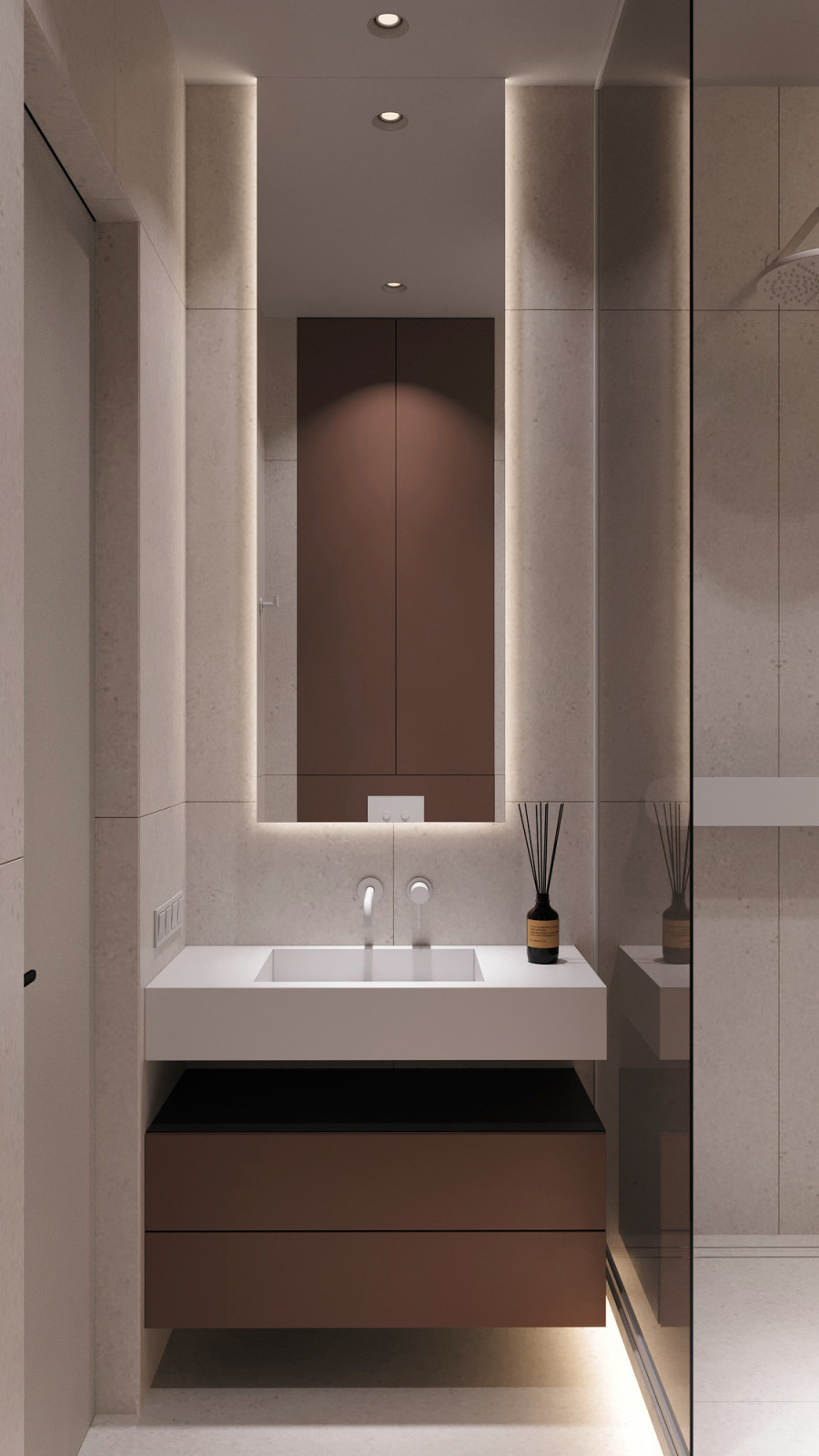 ЖК «Grand View» - квартира площадью 111,8 м2 в стиле уютный минимализм