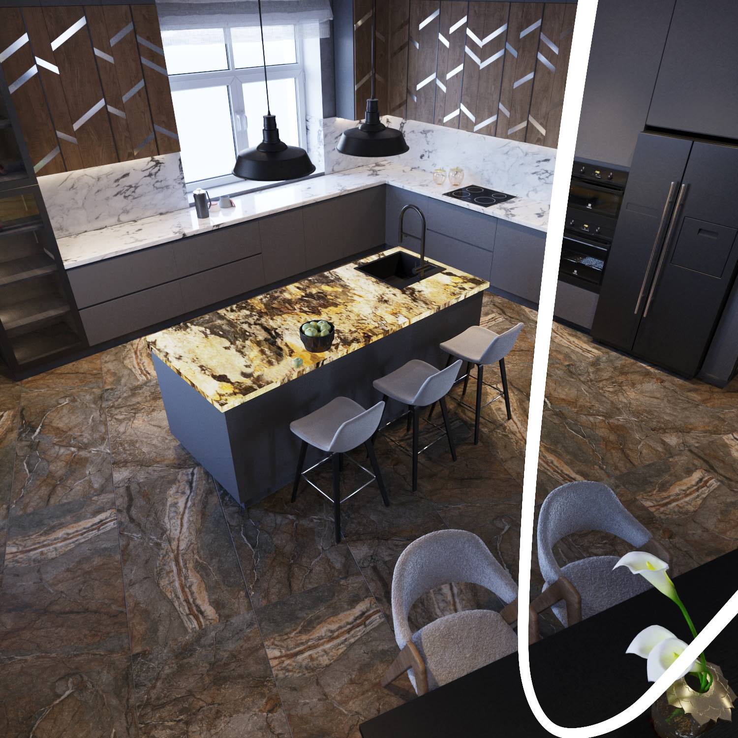 Дизайн дома 215 м. кв. в п. Экодолье