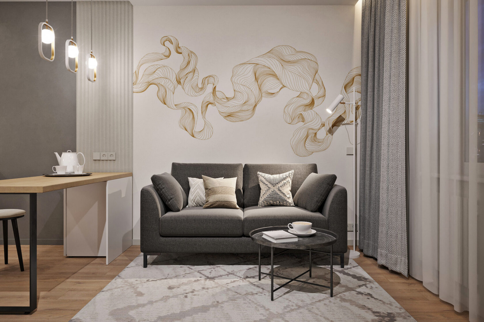 Студия для девушки - студентки