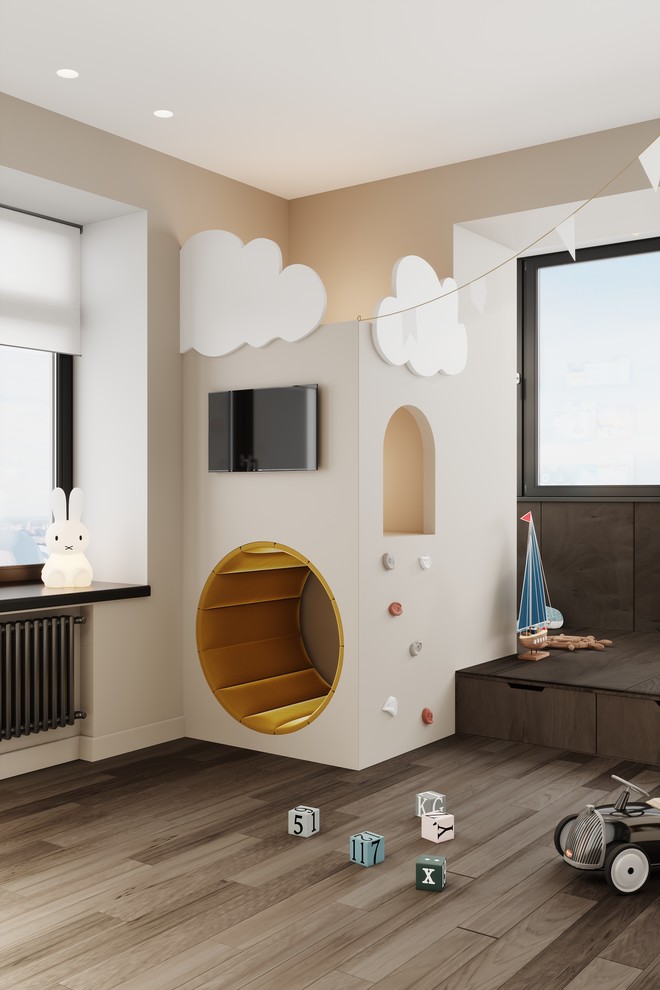 Обложка проекта: Современная квартира для семьи с двумя мальчиками