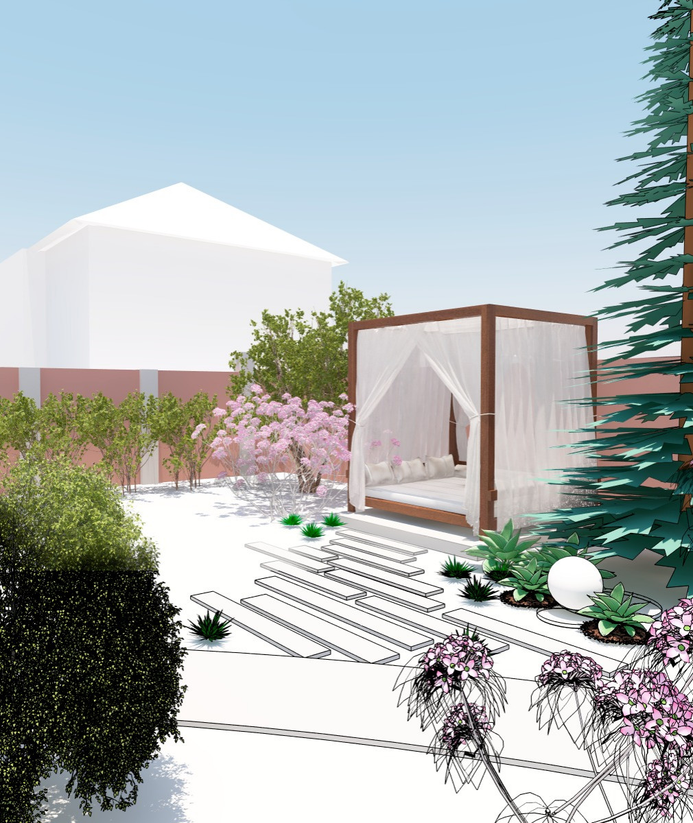 Ландшафтный дизайн участка загородного дома