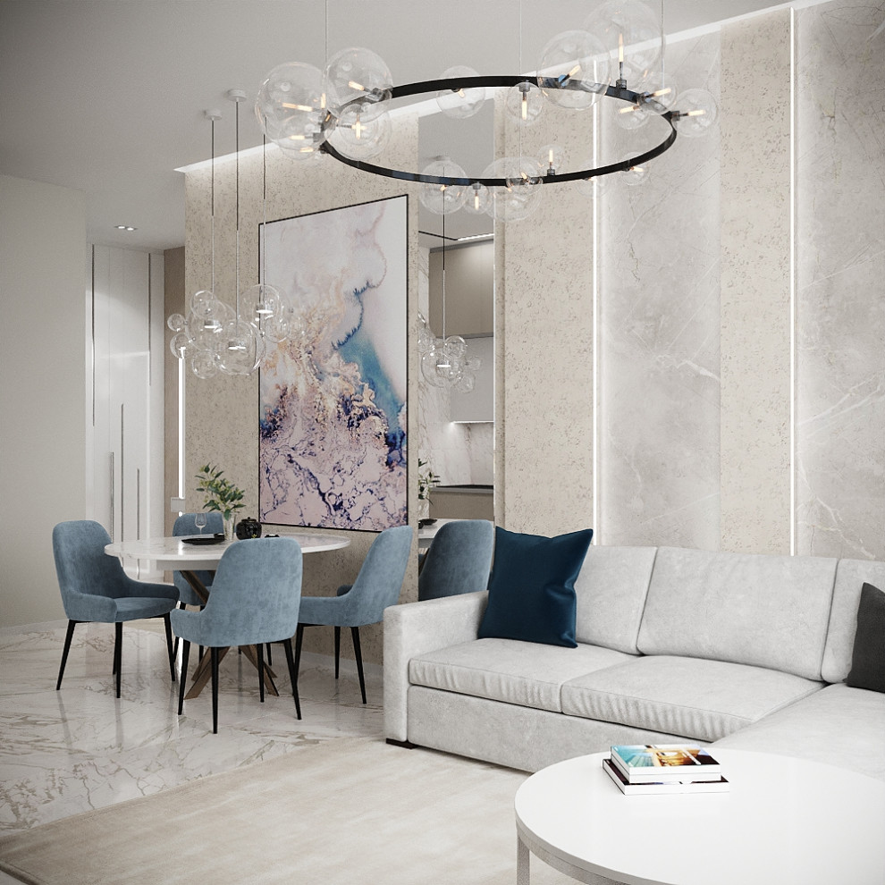 современные кухни/гостиные