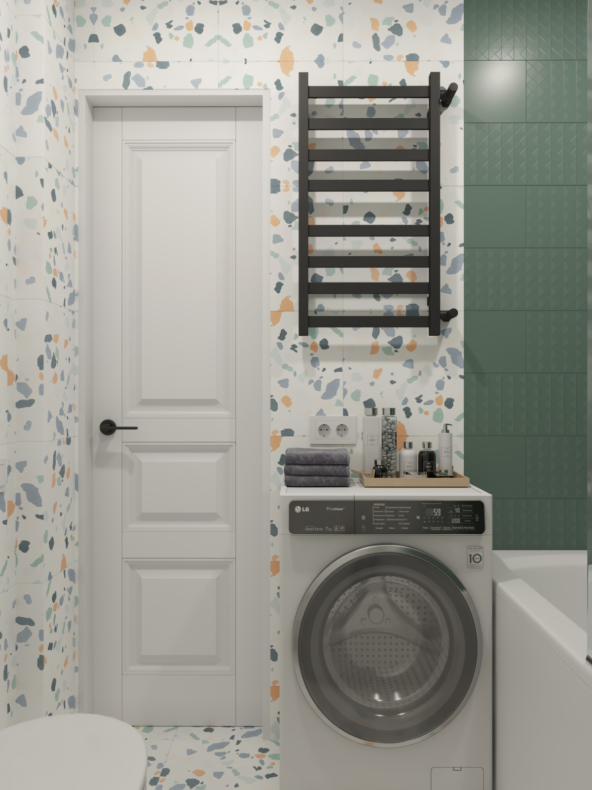 Визуализация бюджетной квартиры (45 м кв) на продажу в г. Санкт-Петербург