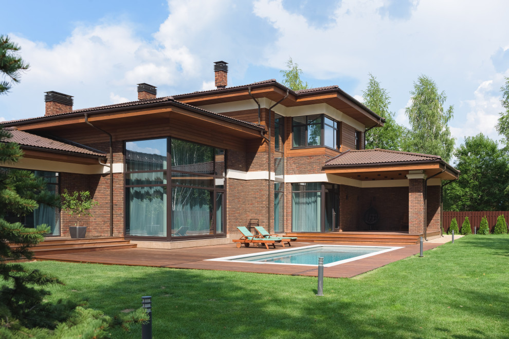 Строительство и внутренняя отделка частного дома в современном стиле