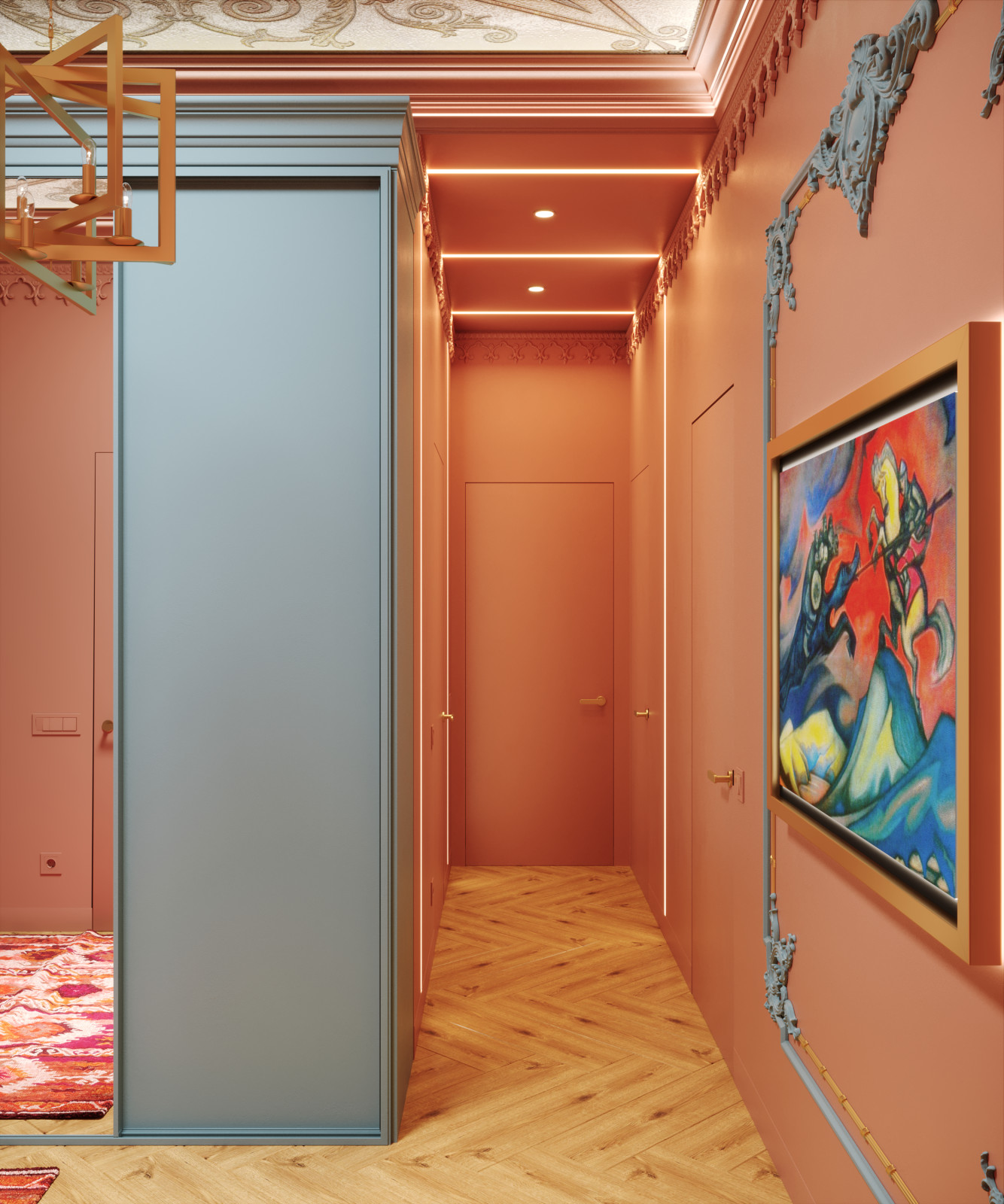 HÉ 210 // ЖК Серебряный фонтан, Москва, 91 м²