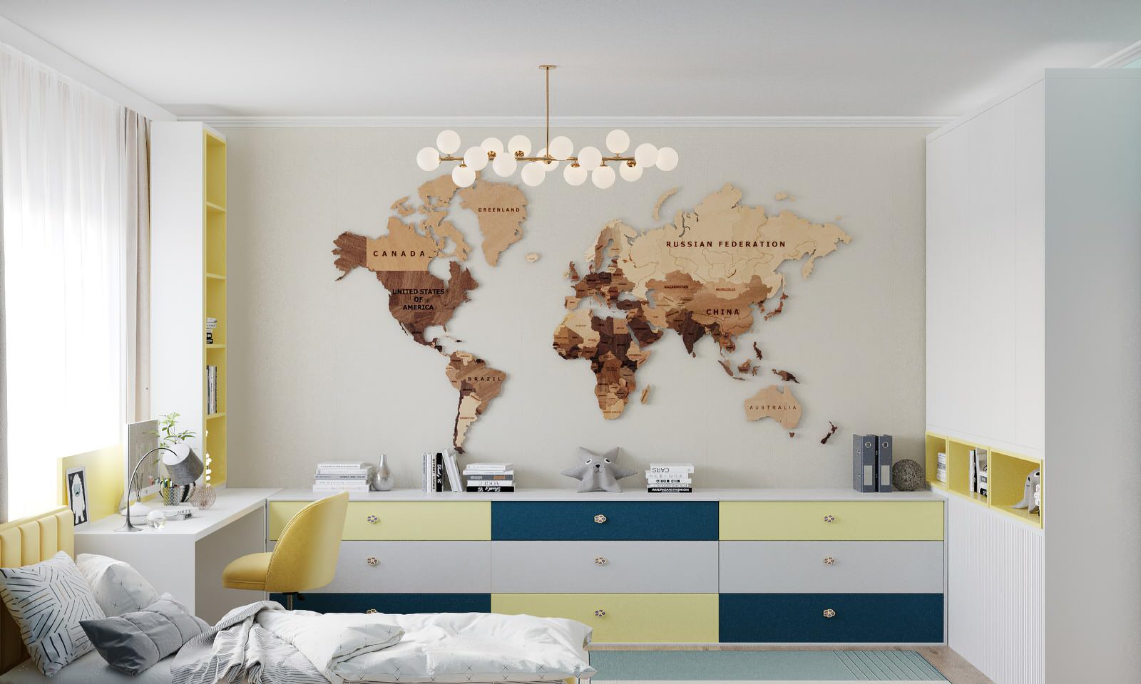 Трехкомнатная квартира 90м2