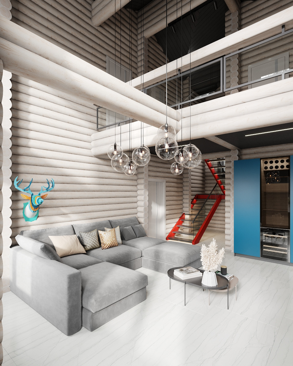 Дом из бревна в КП "Золотые Сосны"