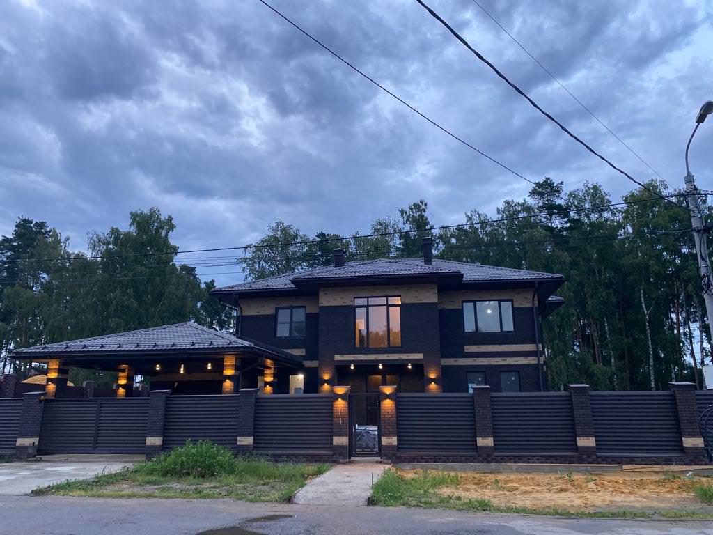 Загородный жилой дом в Московской области.