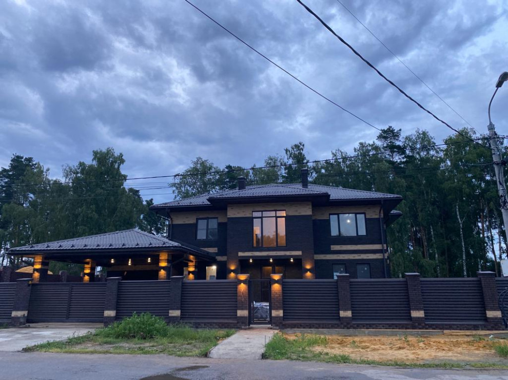 Загородный жилой дом в Московской области.