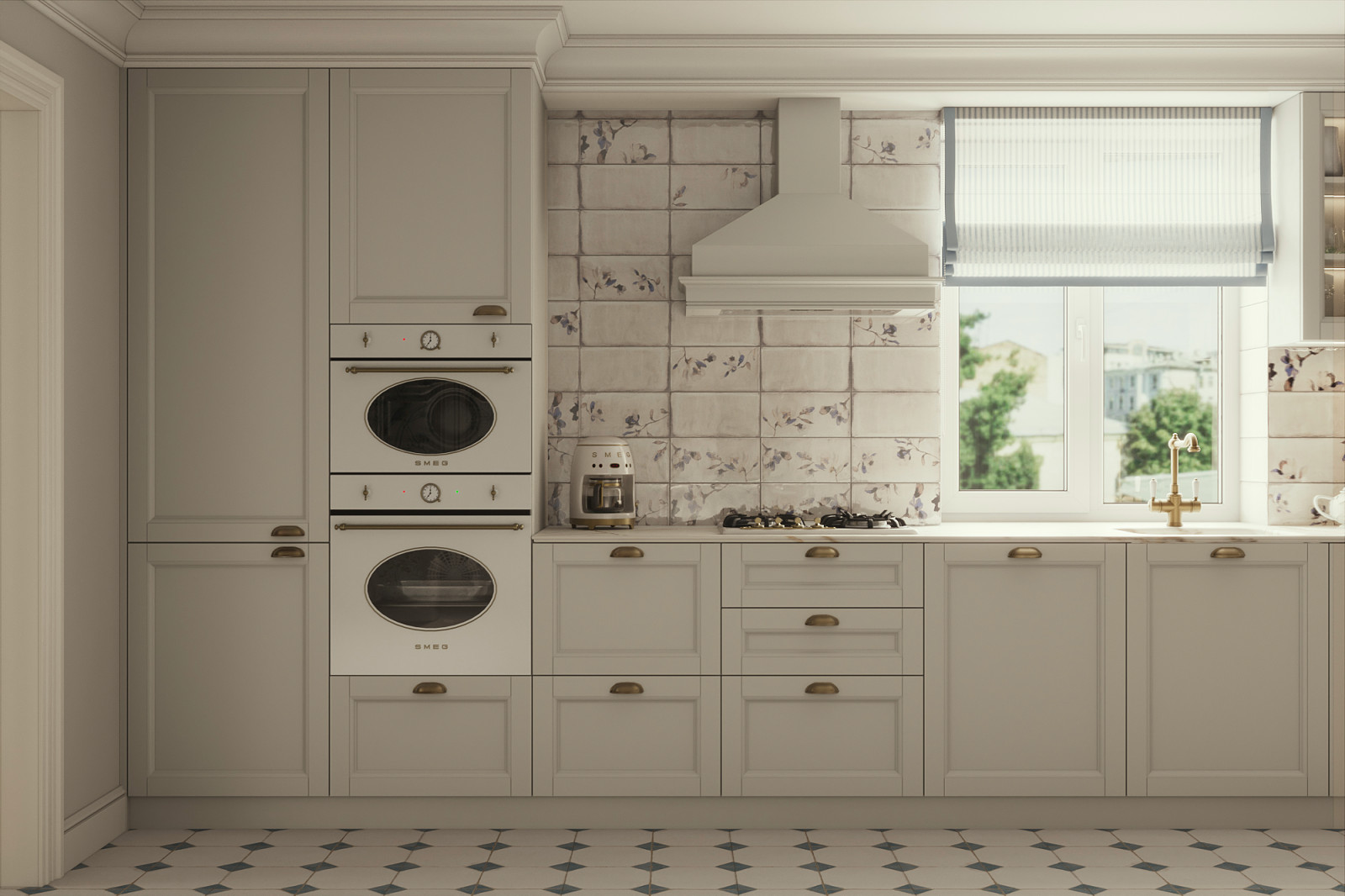 Дом в стиле прованс г. Бирюч (80 кв.м.)