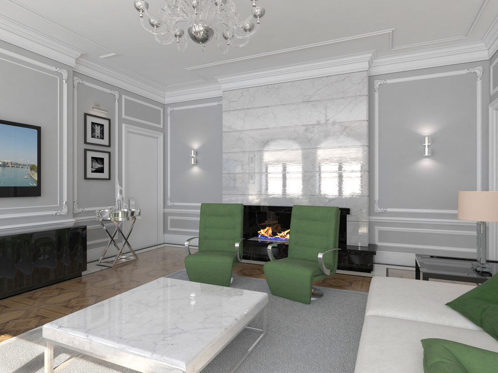 Исторический особняк в Берлине на берегу Рейн –  Германия, Берлин