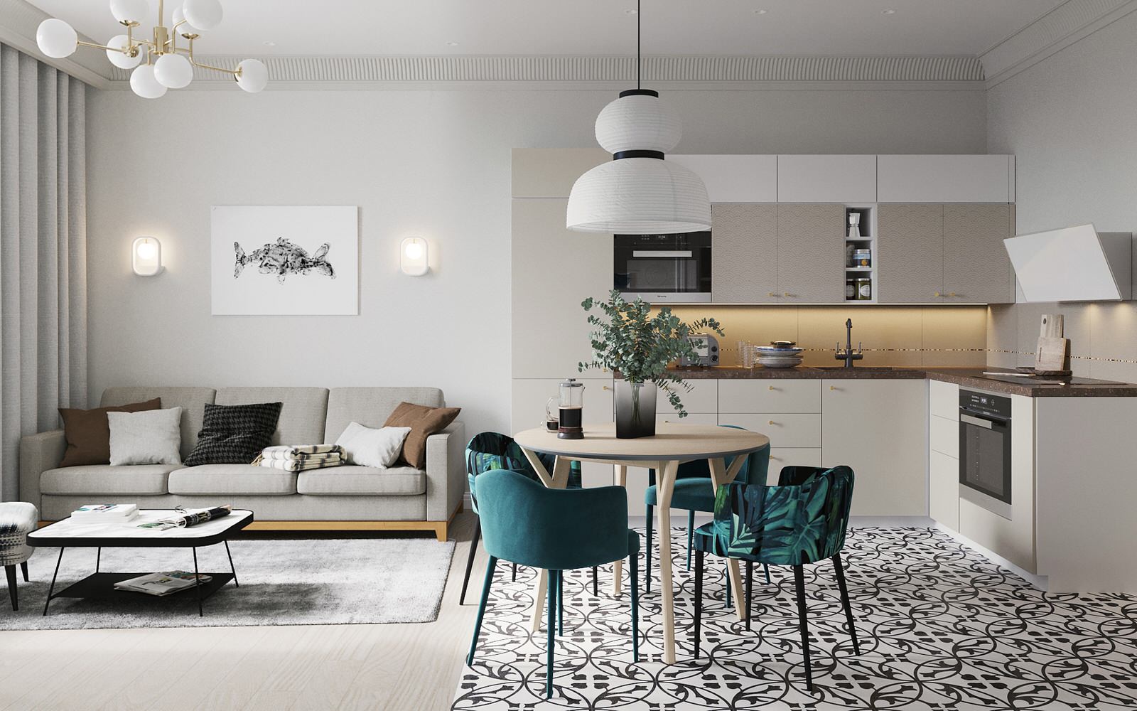 Dostoyanie White 50 м2