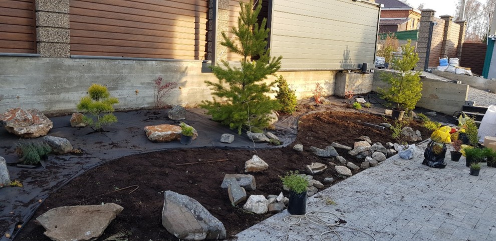 Обложка проекта: Ландшафтный проект в поселке "Солнечный 2"