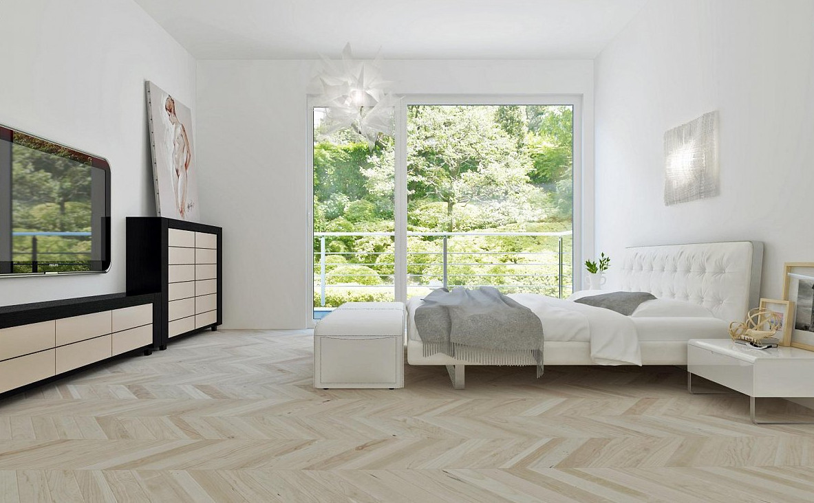 Современный двухэтажный дом с тремя спальнями