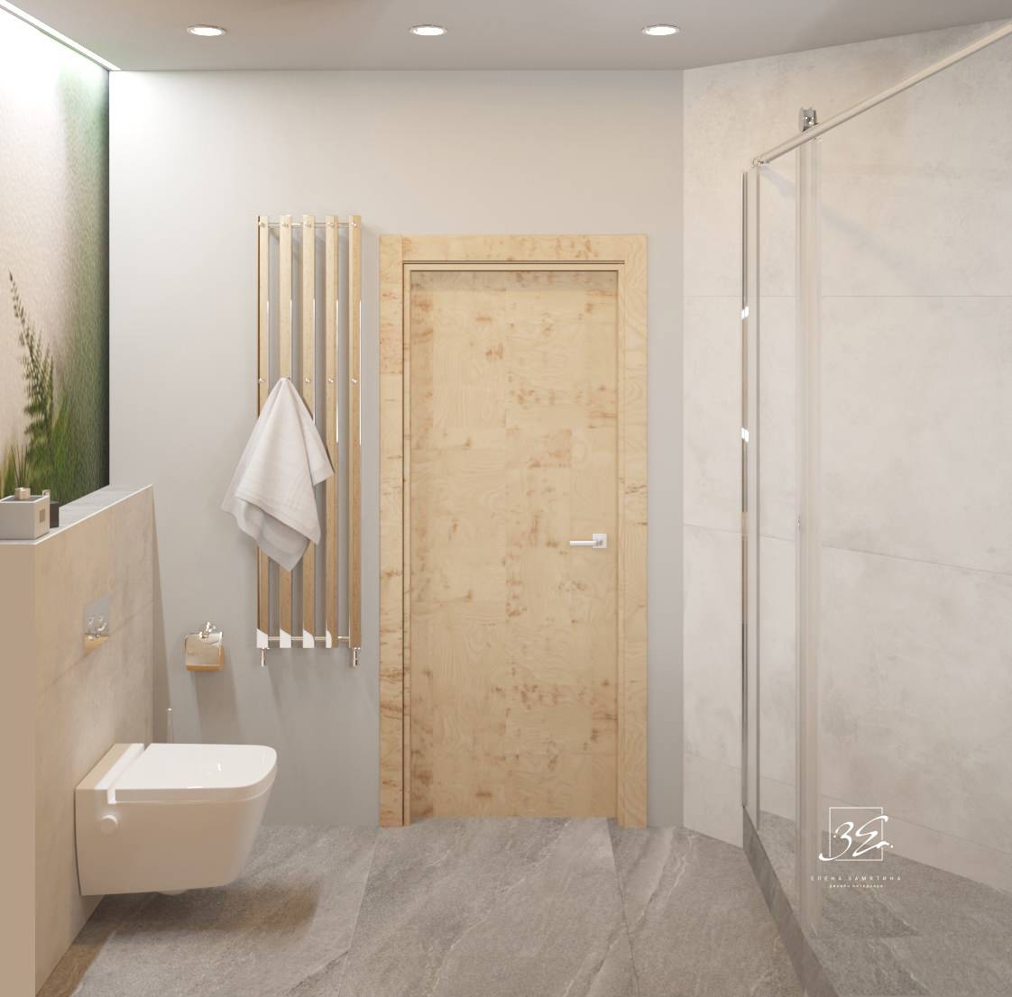 Обложка проекта: Смелый тропический санузел