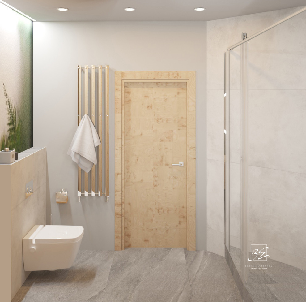 Обложка проекта: Смелый тропический санузел