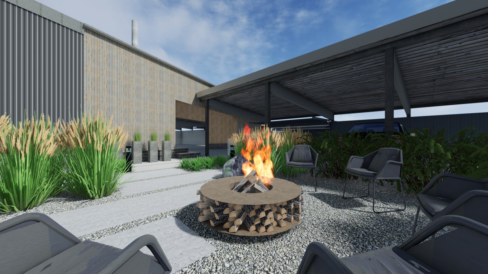 Сад "Порыв ветра" в КП "Тихие зори"