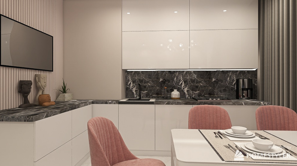 Обложка проекта: Кухня-гостиная