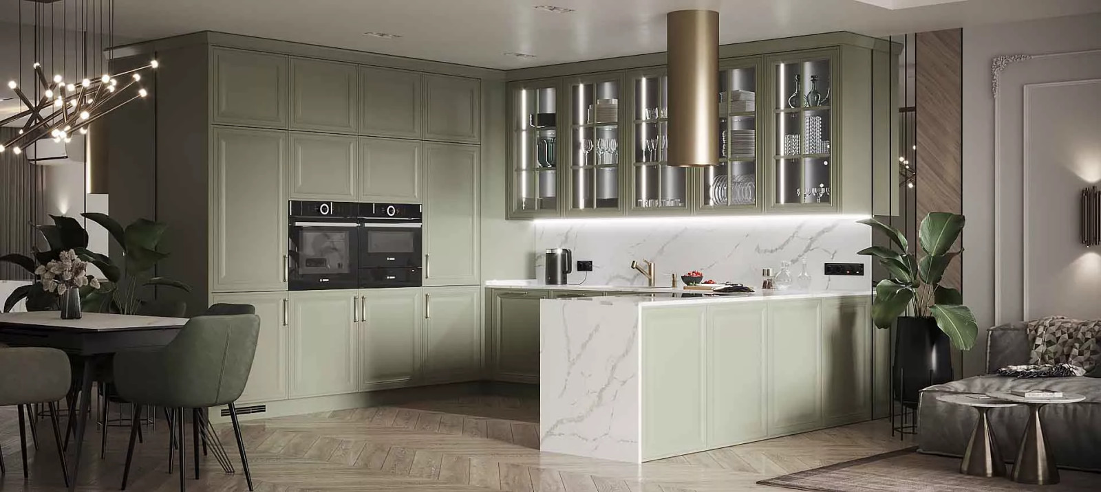 Обложка проекта: Кухонный гарнитур Федерика 6
