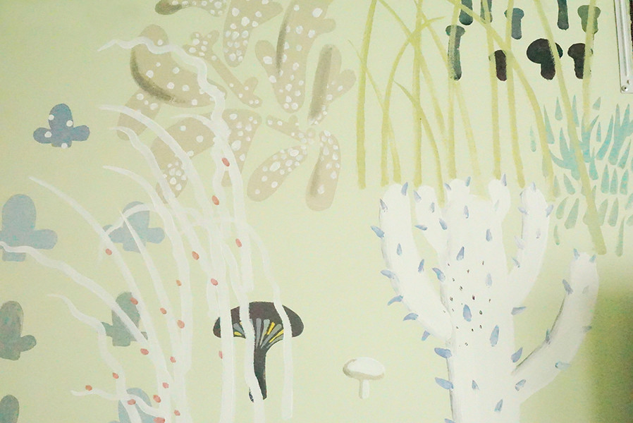 Обложка проекта: Роспись гостиной