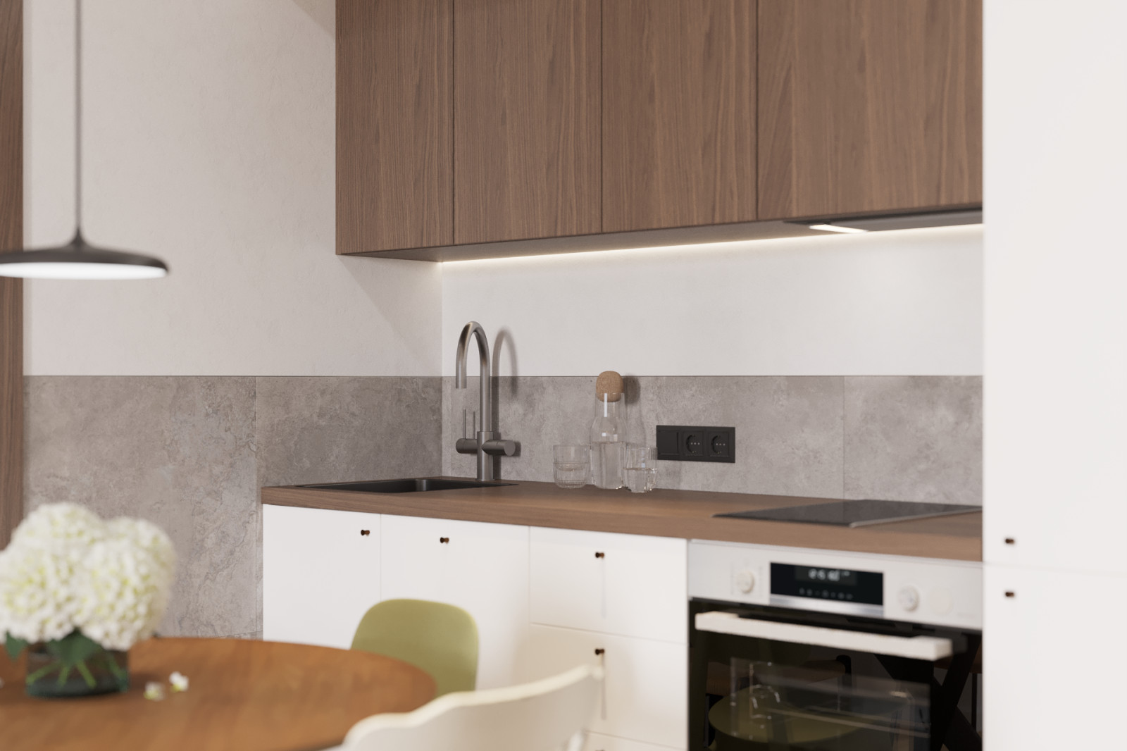 Проект интерьера квартиры "Intersect"