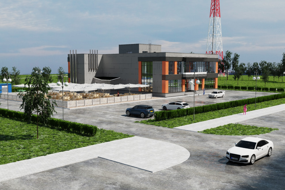 Благоустройство прилегающей территории общественного здания