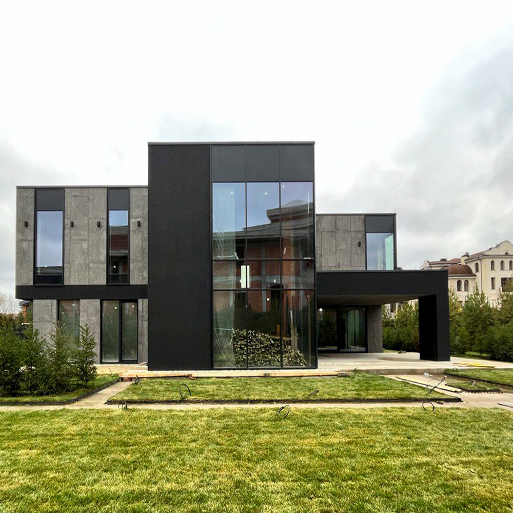 ЗАГОРОДНЫЙ ДОМ НА НОВОЙ РИГЕ. ПАНОРАМНОЕ ОСТЕКЛЕНИЕ