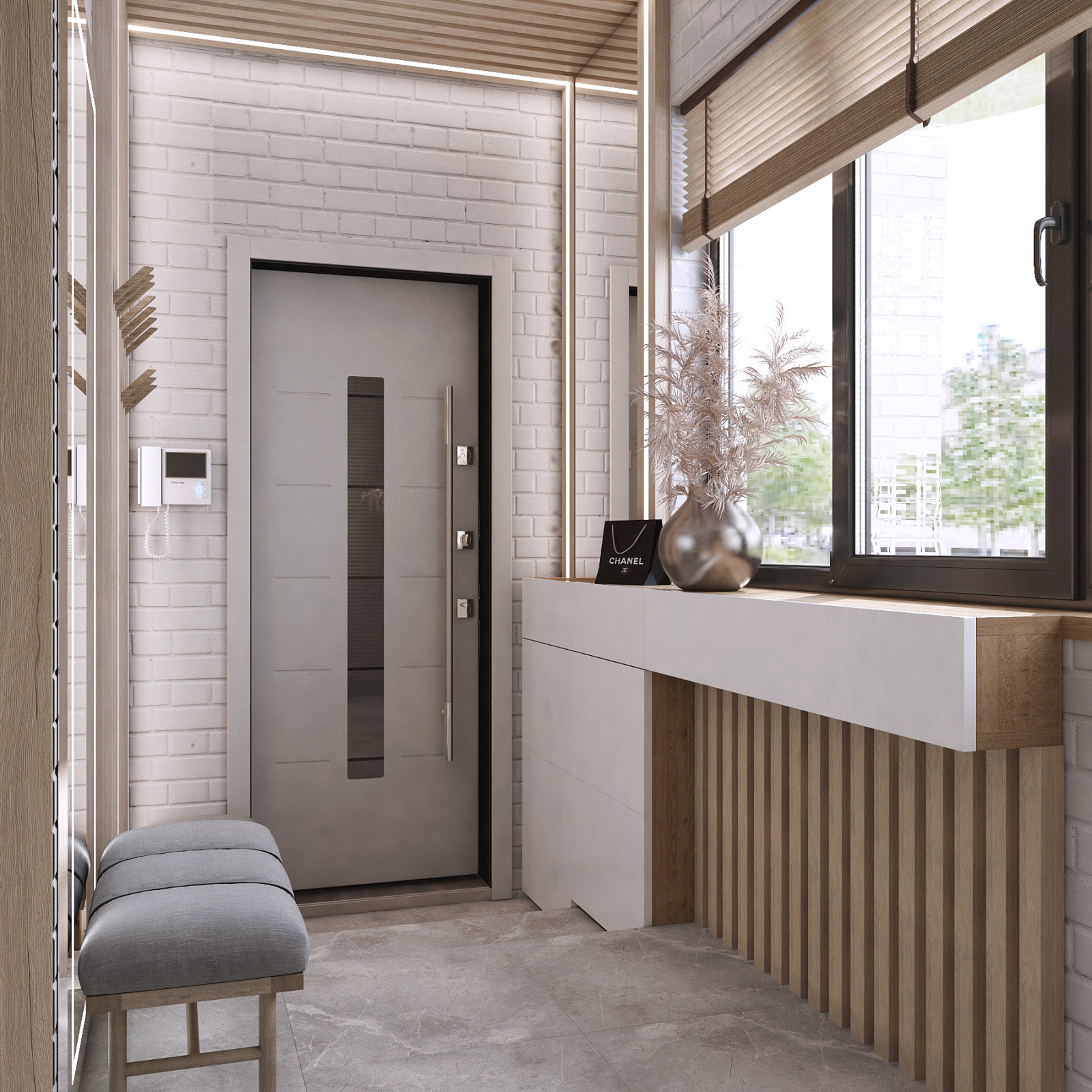 Обложка проекта: Интерьер первого этажа частного дома