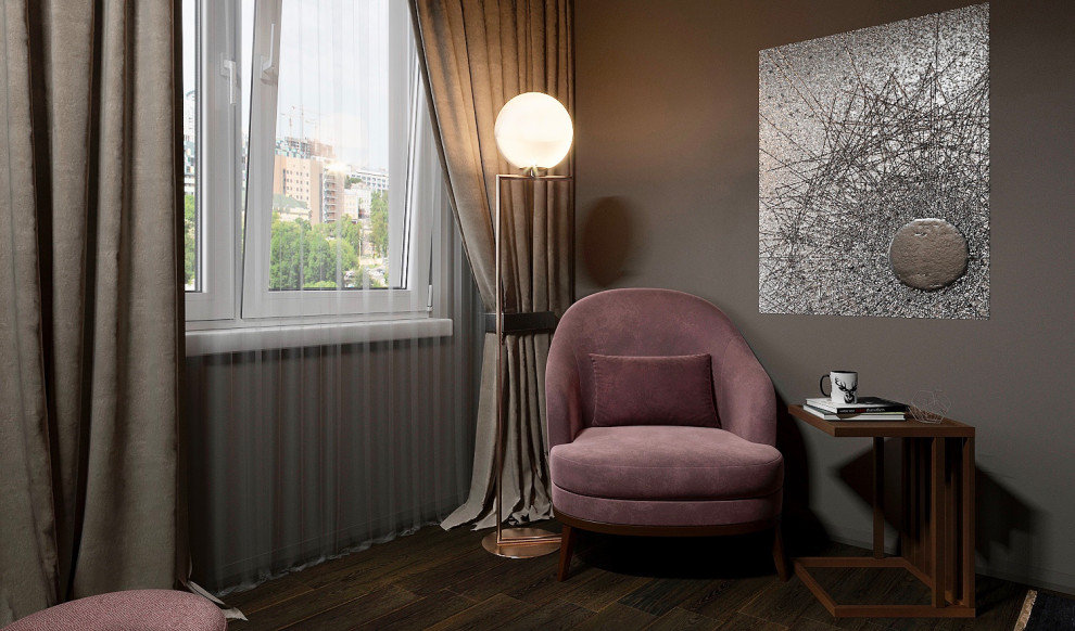 Обложка проекта: Спальня-будуар "Сепия"