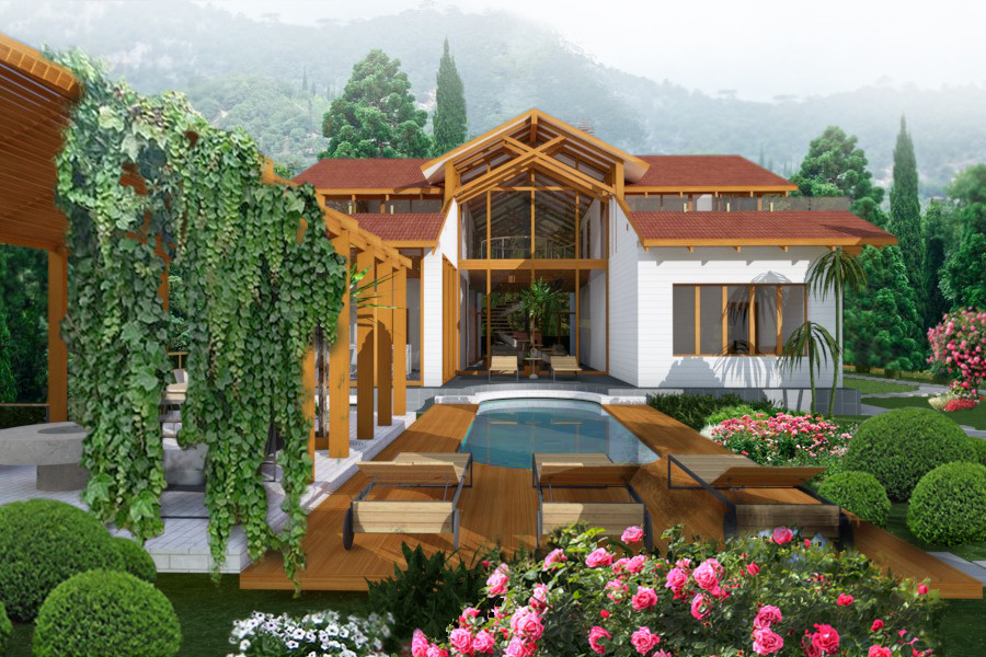 Прект виллы в Крыму