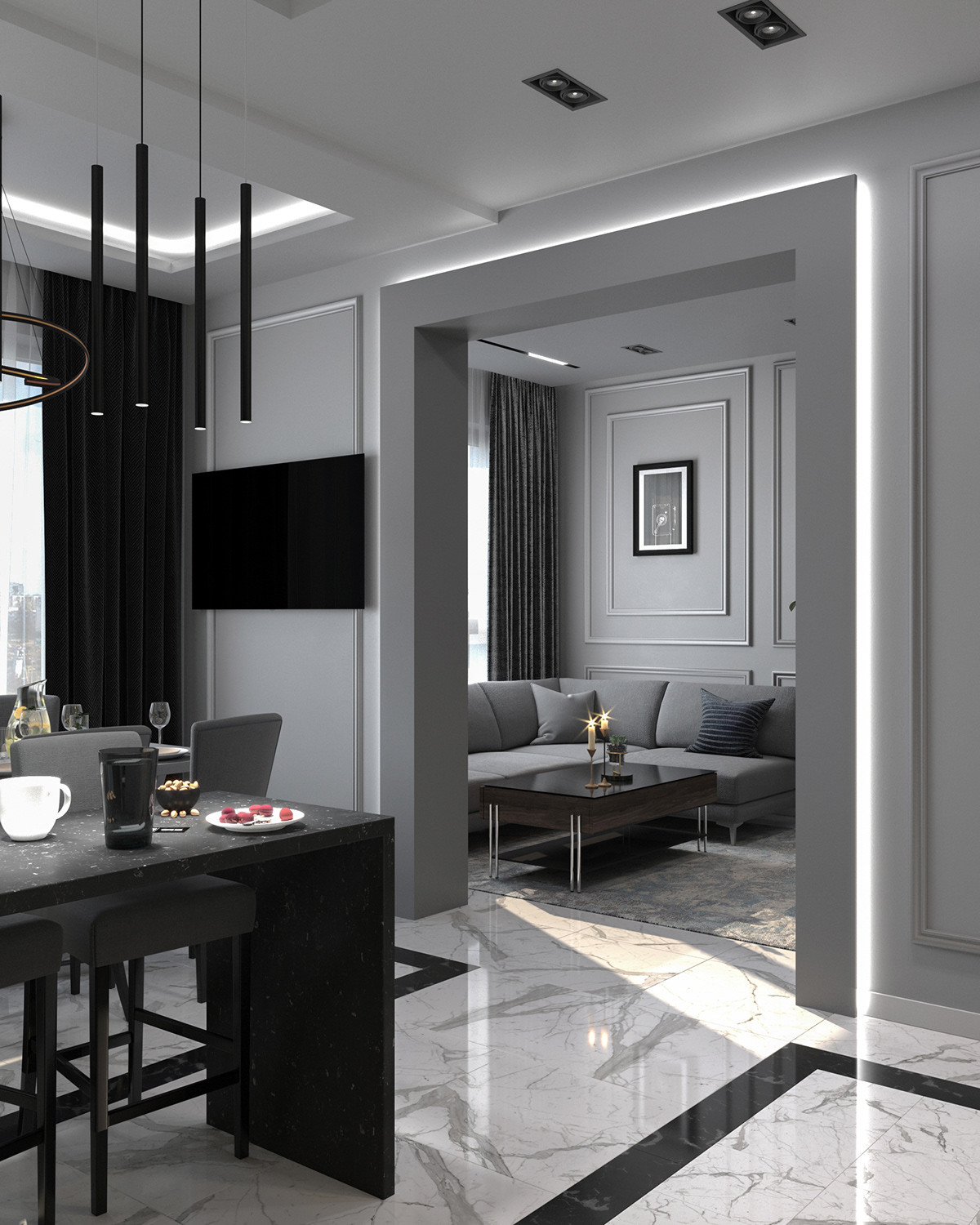 Кухня-гостиная