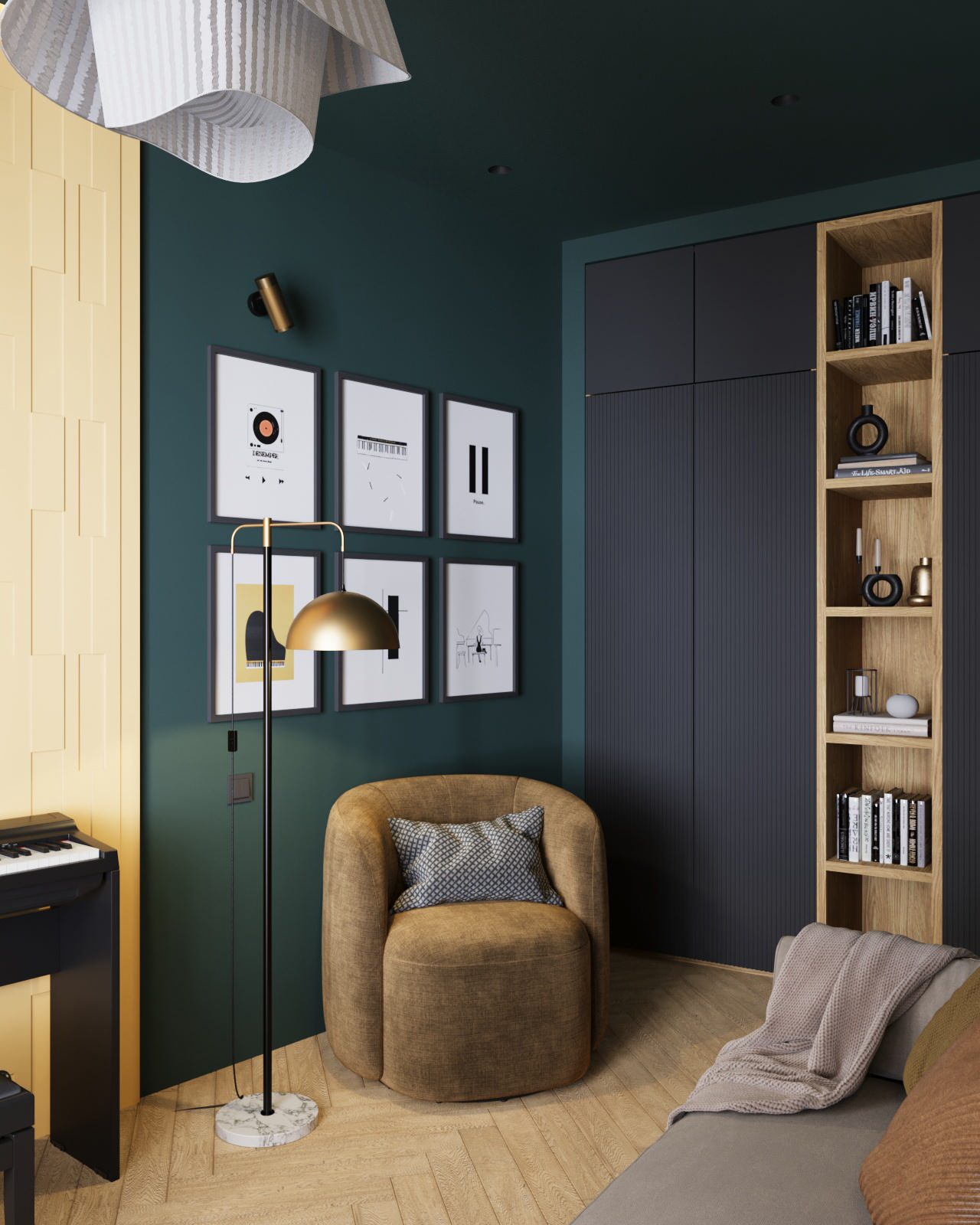 Проект квартиры для девушки 67 кв.м