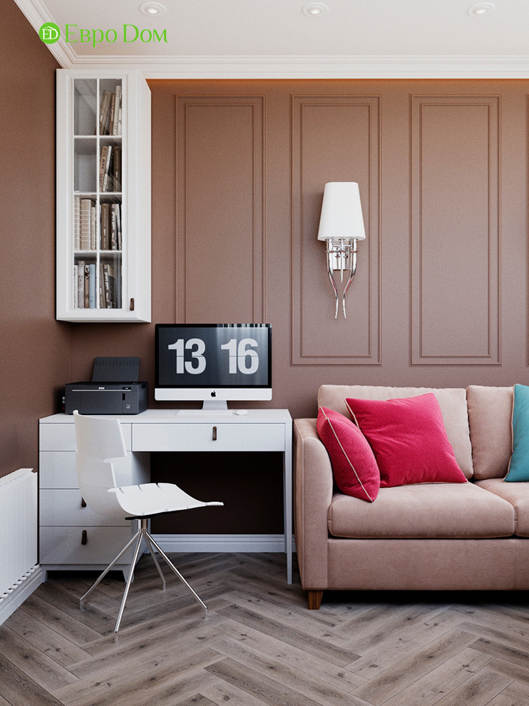 Дизайн четырехкомнатной квартиры 110 кв. м в стиле неоклассика. Фото проекта