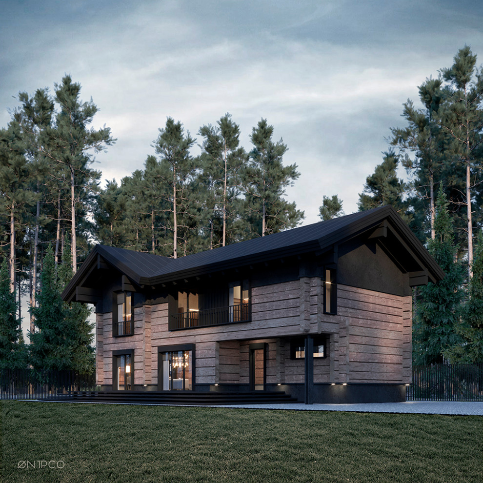 Дом из лафета / 220 м.кв