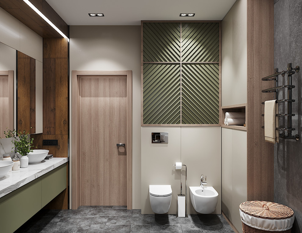 Дизайн интерьера 2го этажа загородного дома