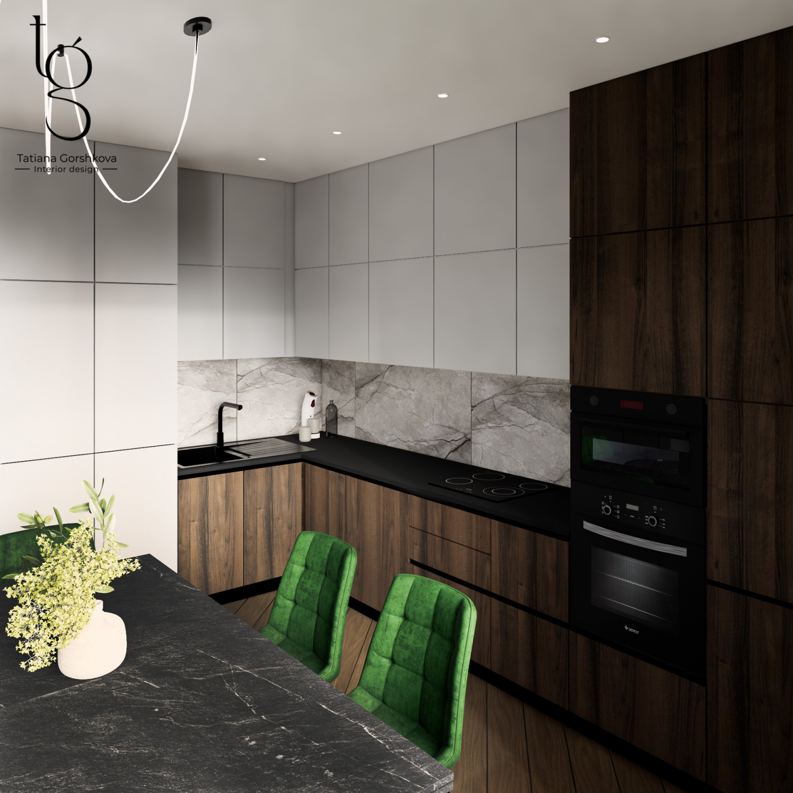 A cozy three-room family apartment