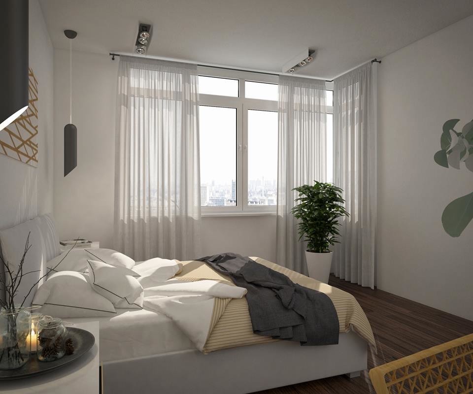 Black&White Квартира, 90 кв.м.