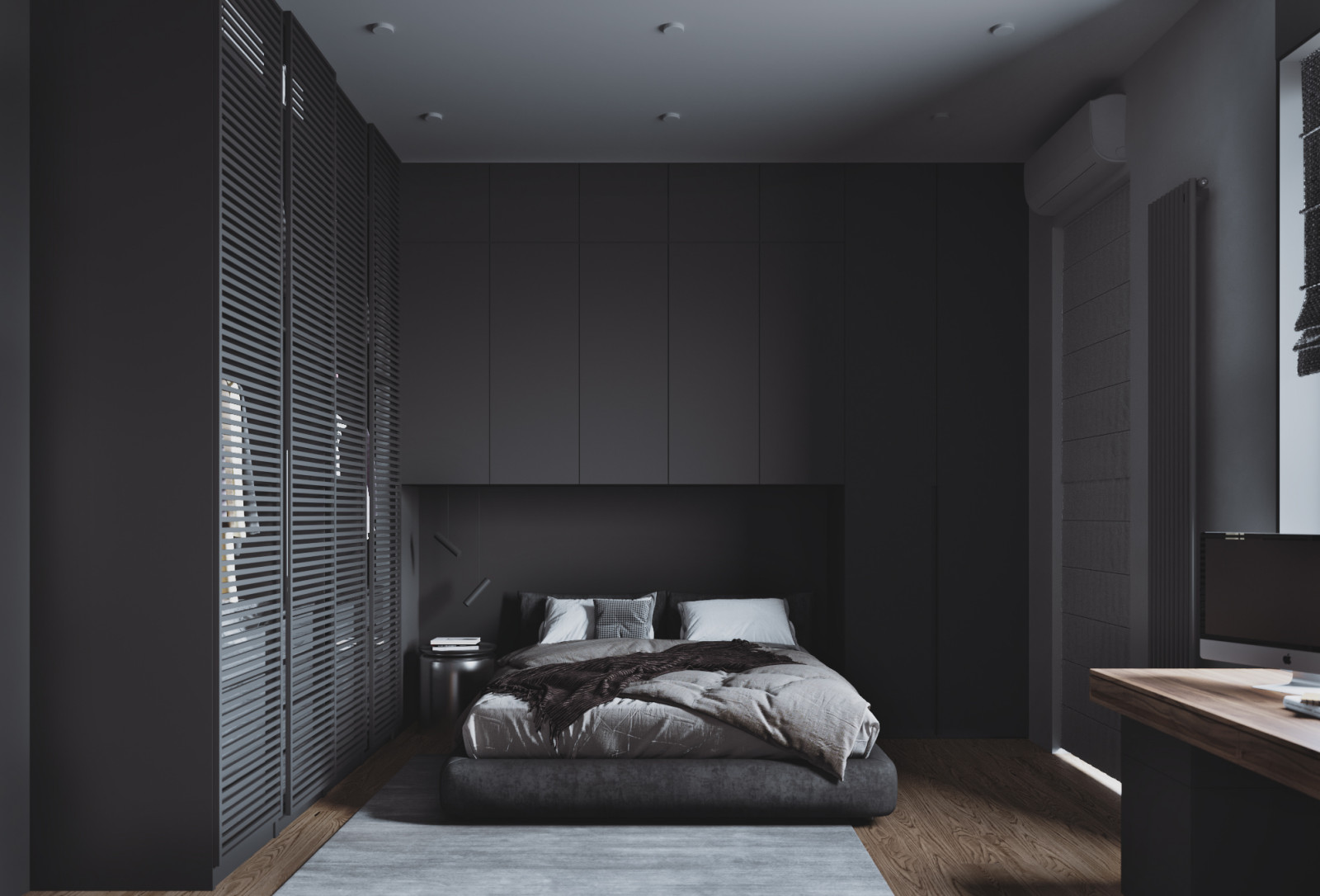 Квартира в серых тонах