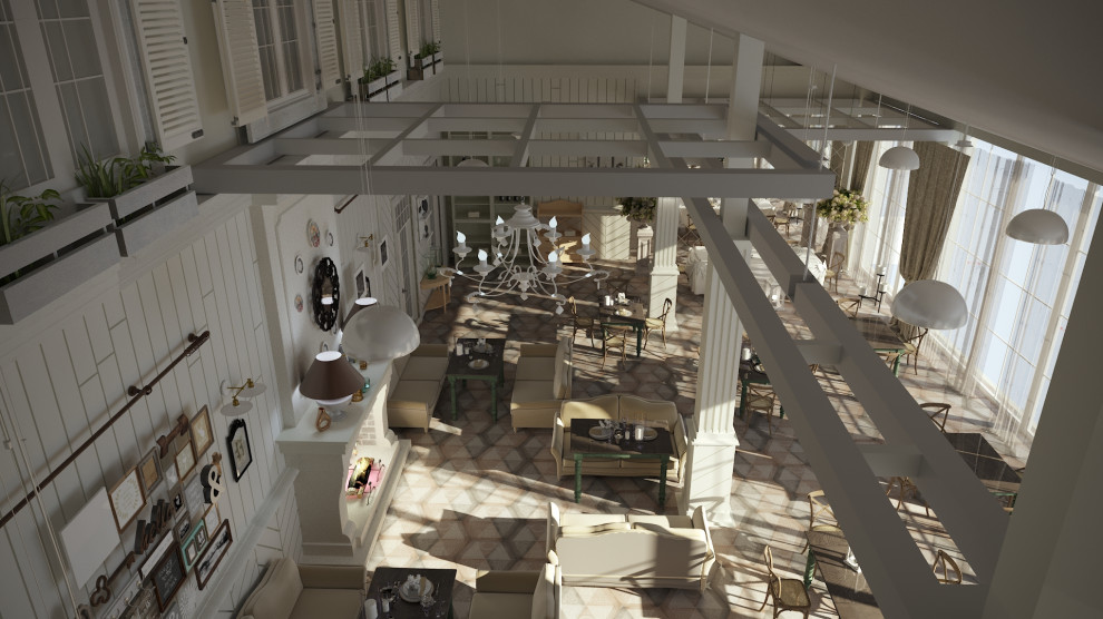 Ёлки интерьеры ресторана