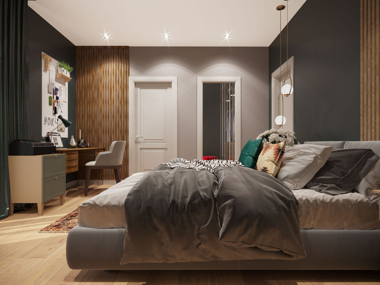 интерьер коттеджа в Подмосковье