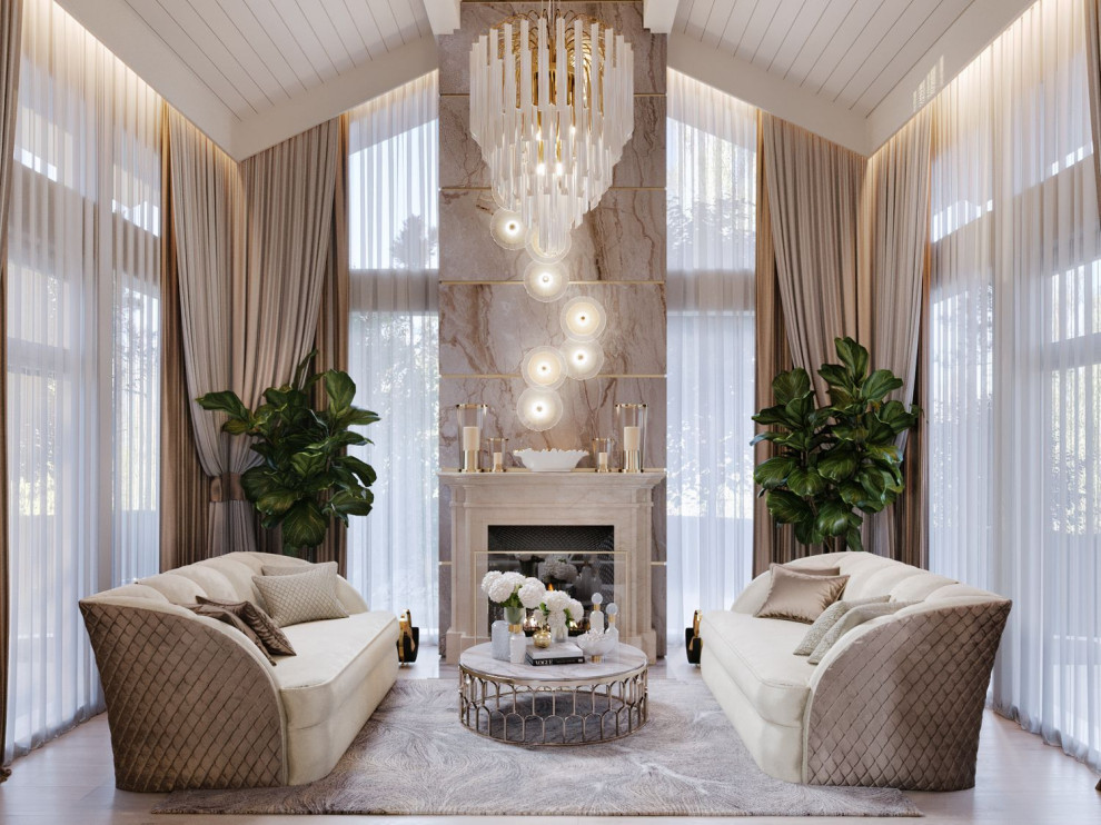 КП Руза Фэмили, каминная