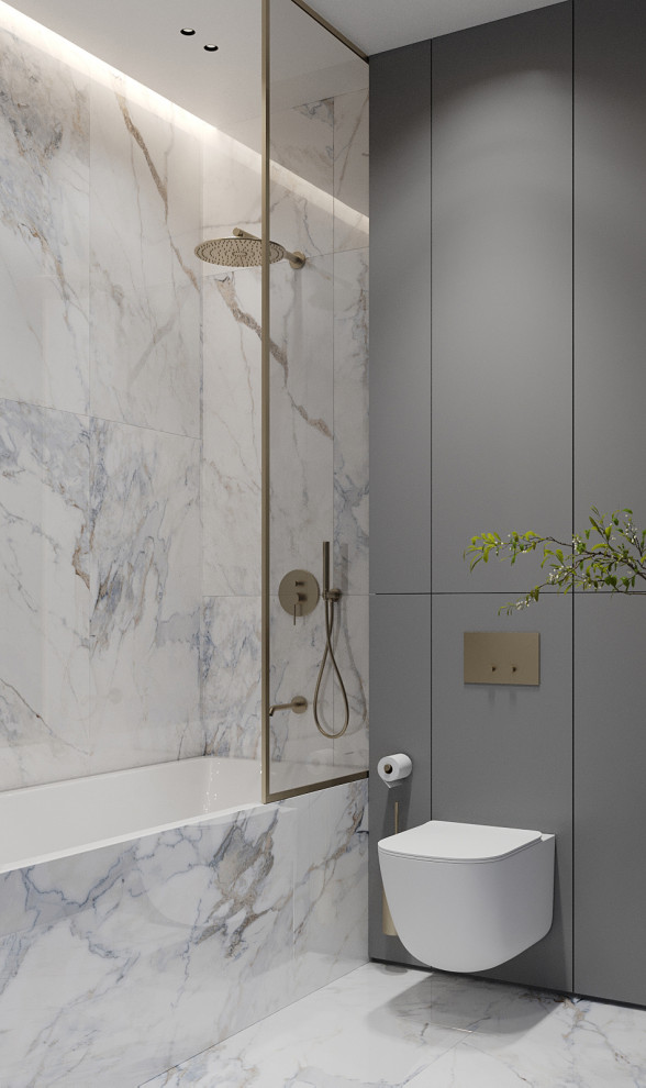 Брутальный интерьер квартиры 85 кв.м. в Москве. Проект