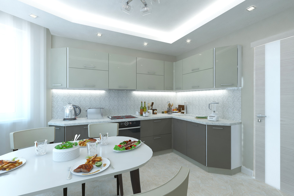 Обложка проекта: Квартира спокойных тонах в Медведково