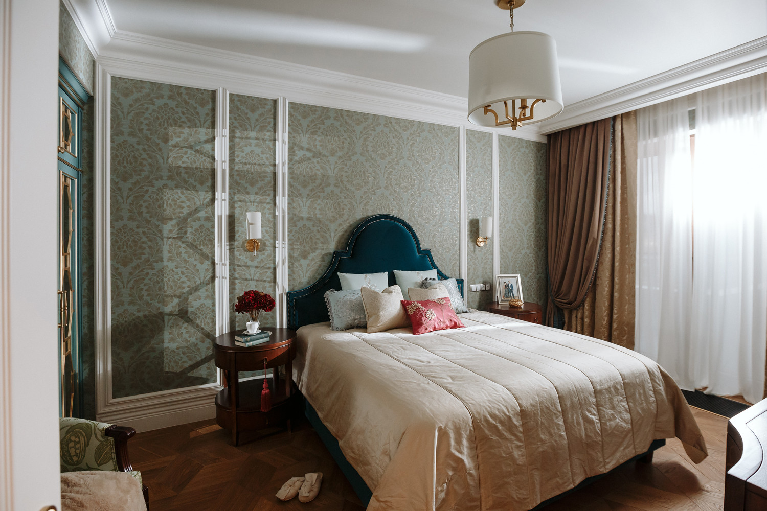 Американская классика на Крестовском острове.ЖК Привилегия 107м2