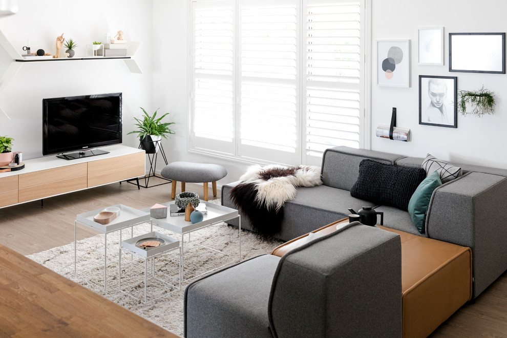 Гостиная в скандинавском стиле