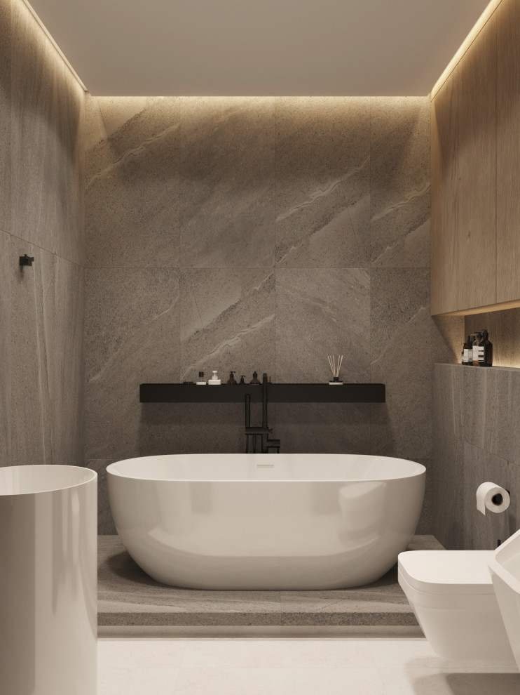 Современная квартира с видом на лес