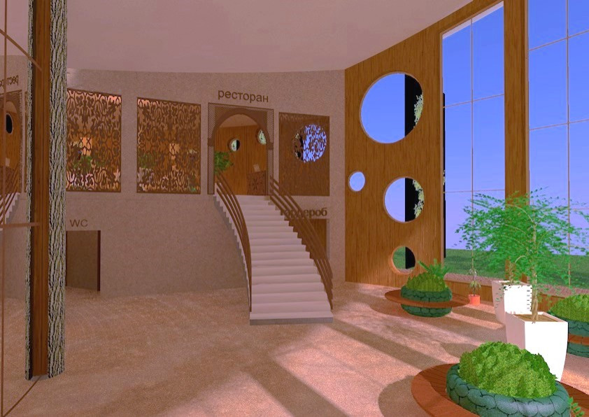 павильон с рестораном