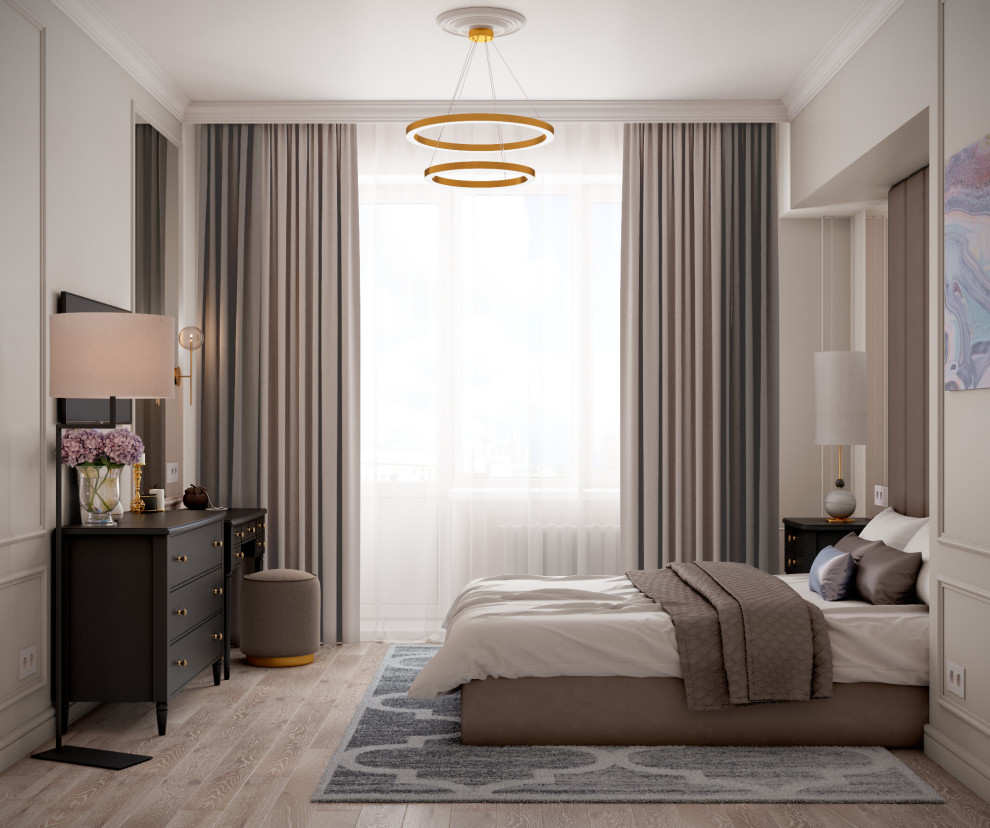 Обложка проекта: Спальня в стиле современная классика